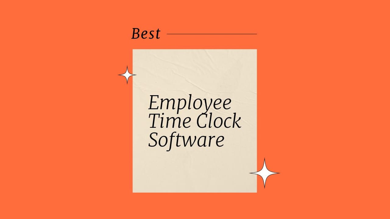 Employee time clock software best tools