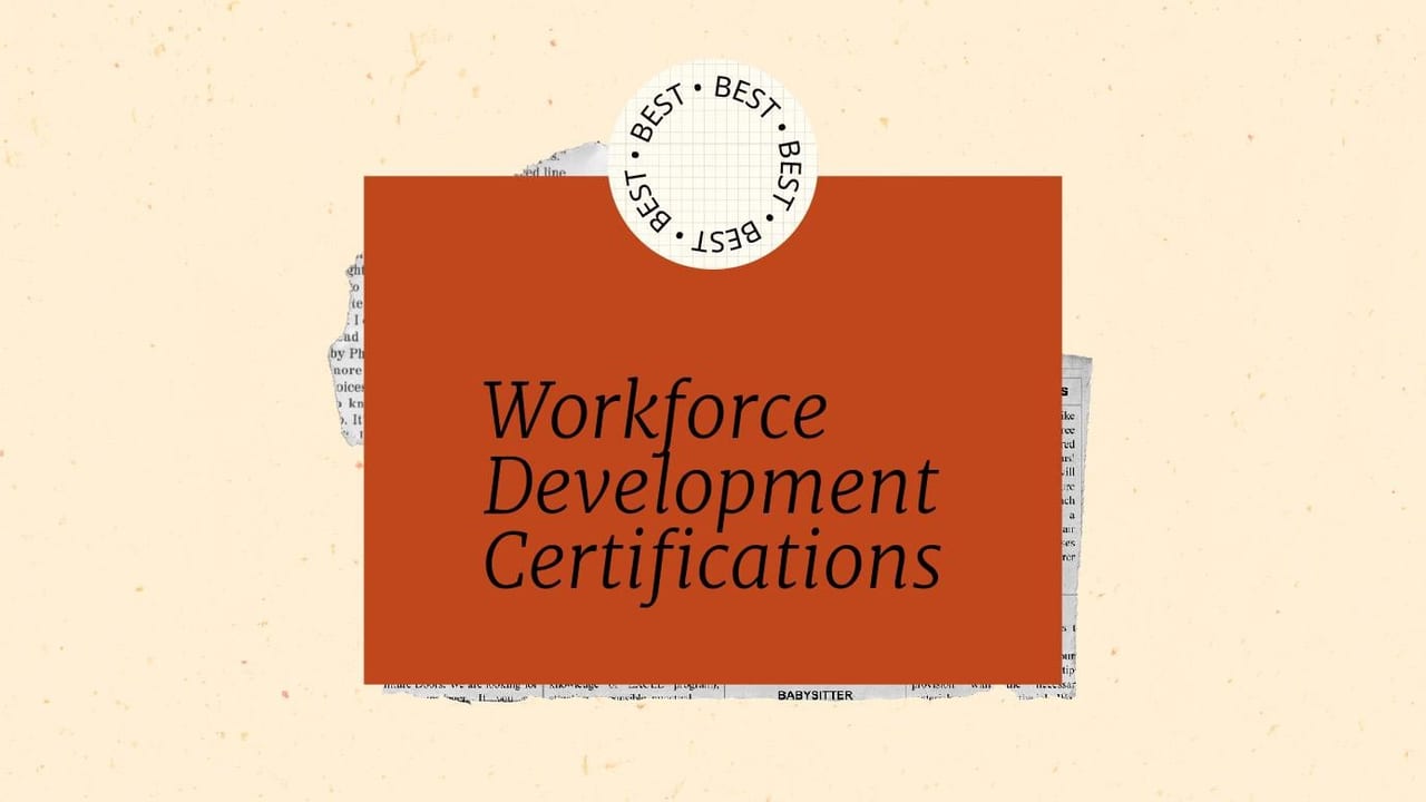 Workforce development certifications generic best of