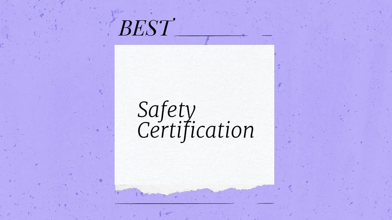 Safety certification generic best of