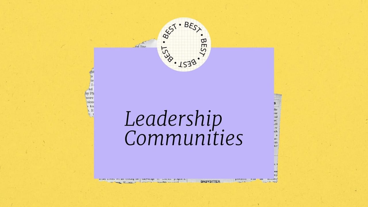 Leadership communities generic best of 59781