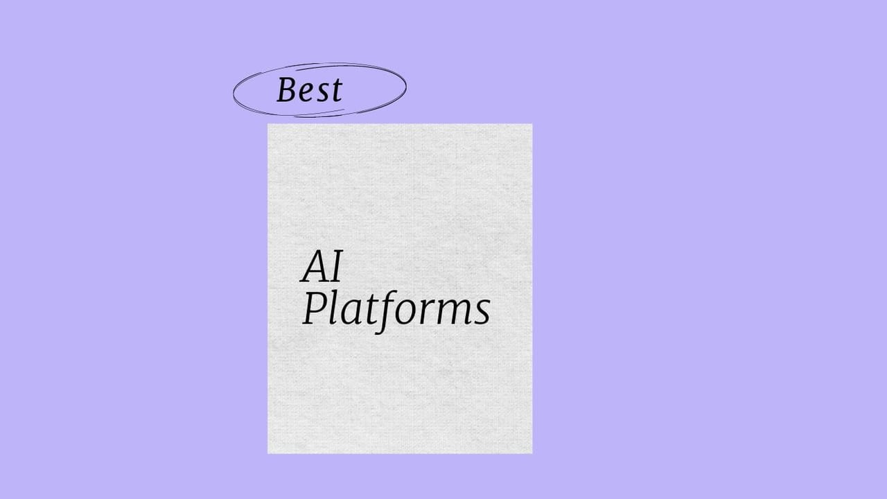 Ai platforms best tools 46936