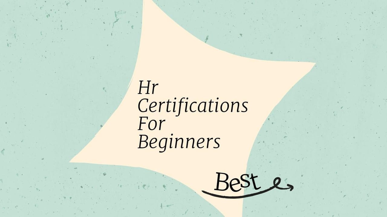 Hr certifications for beginners generic best of 38869