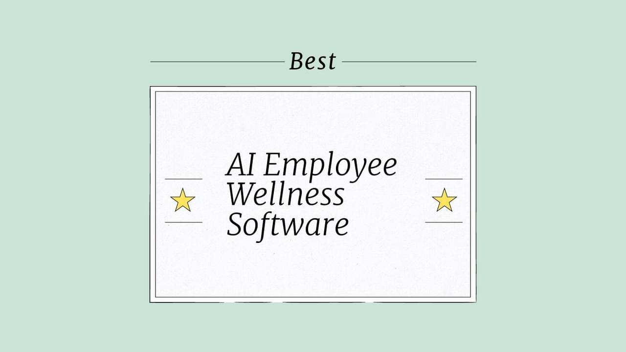 Ai employee wellness software best tools 00566