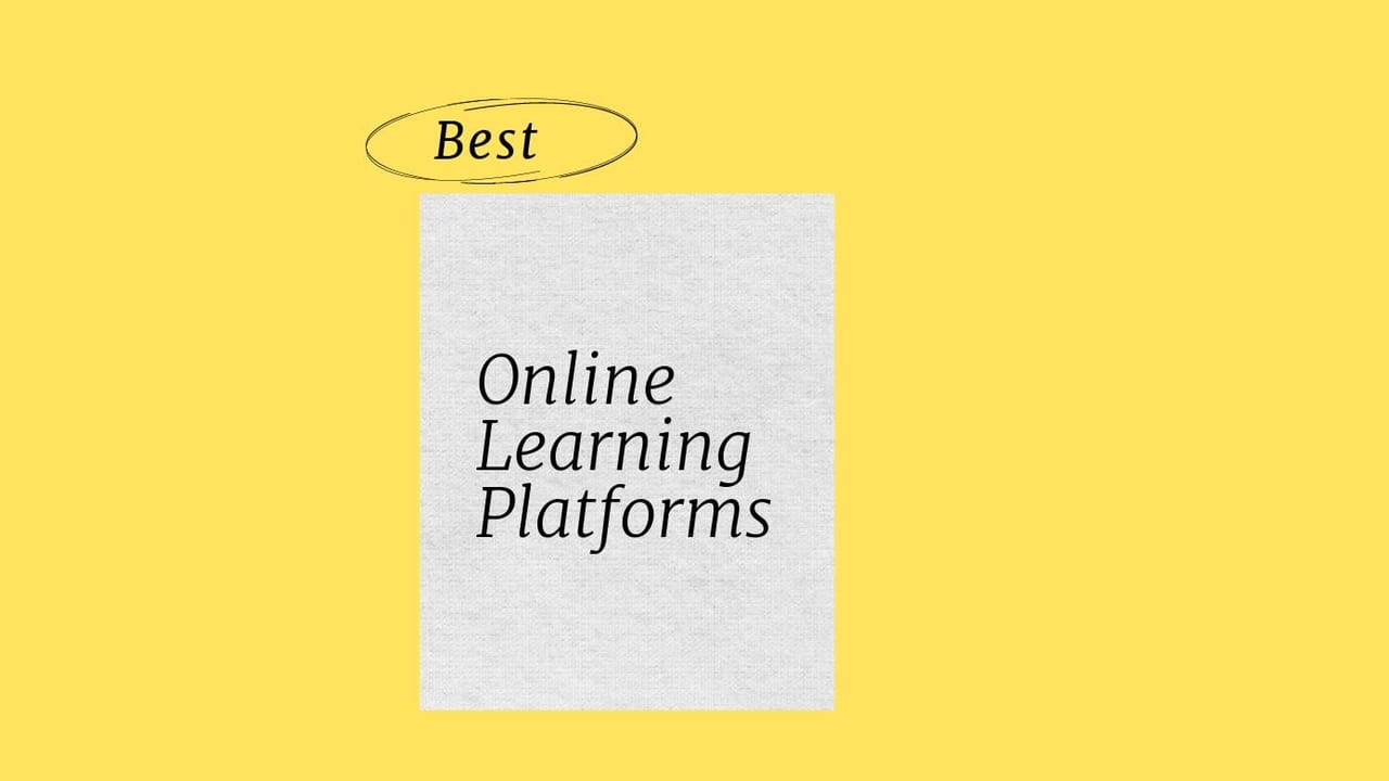 Online learning platforms best tools 92576