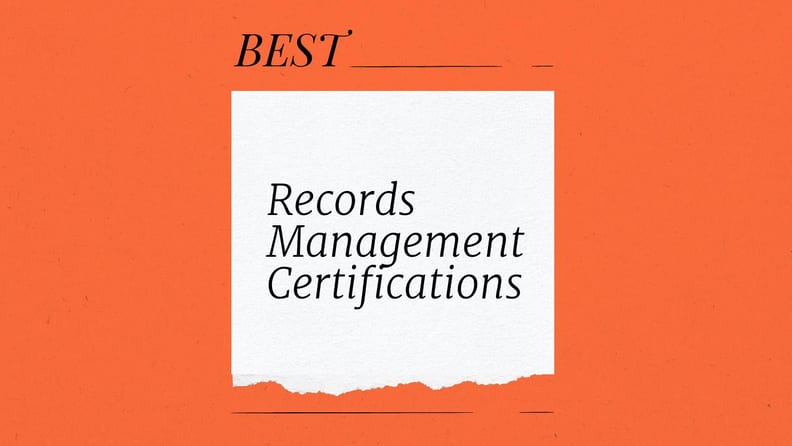 Records management certifications generic best of