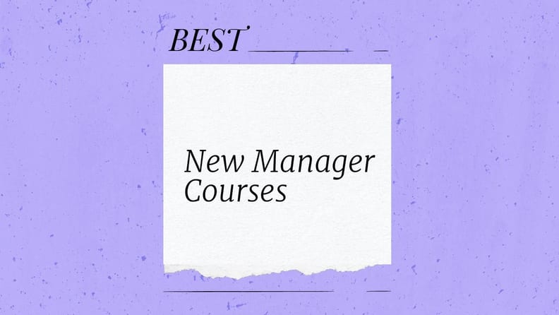 New manager courses generic best of