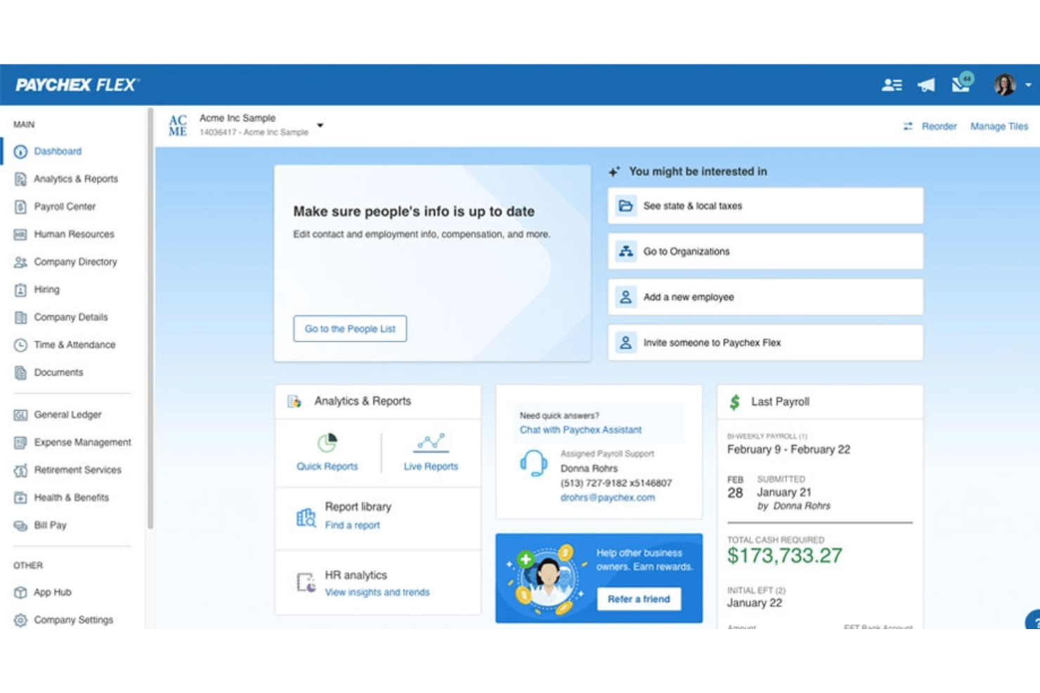 screenshot - Paychex Flex Review 2026:Pros, Cons, Features and Pricing