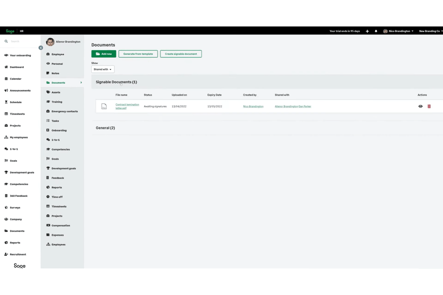 screenshot - Sage HR Review 2026: Pros, Cons, Features, and Pricing