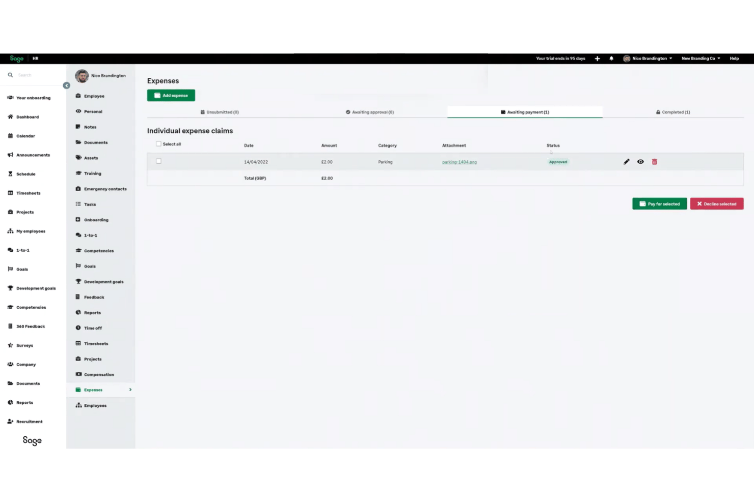 screenshot - Sage HR Review 2026: Pros, Cons, Features, and Pricing