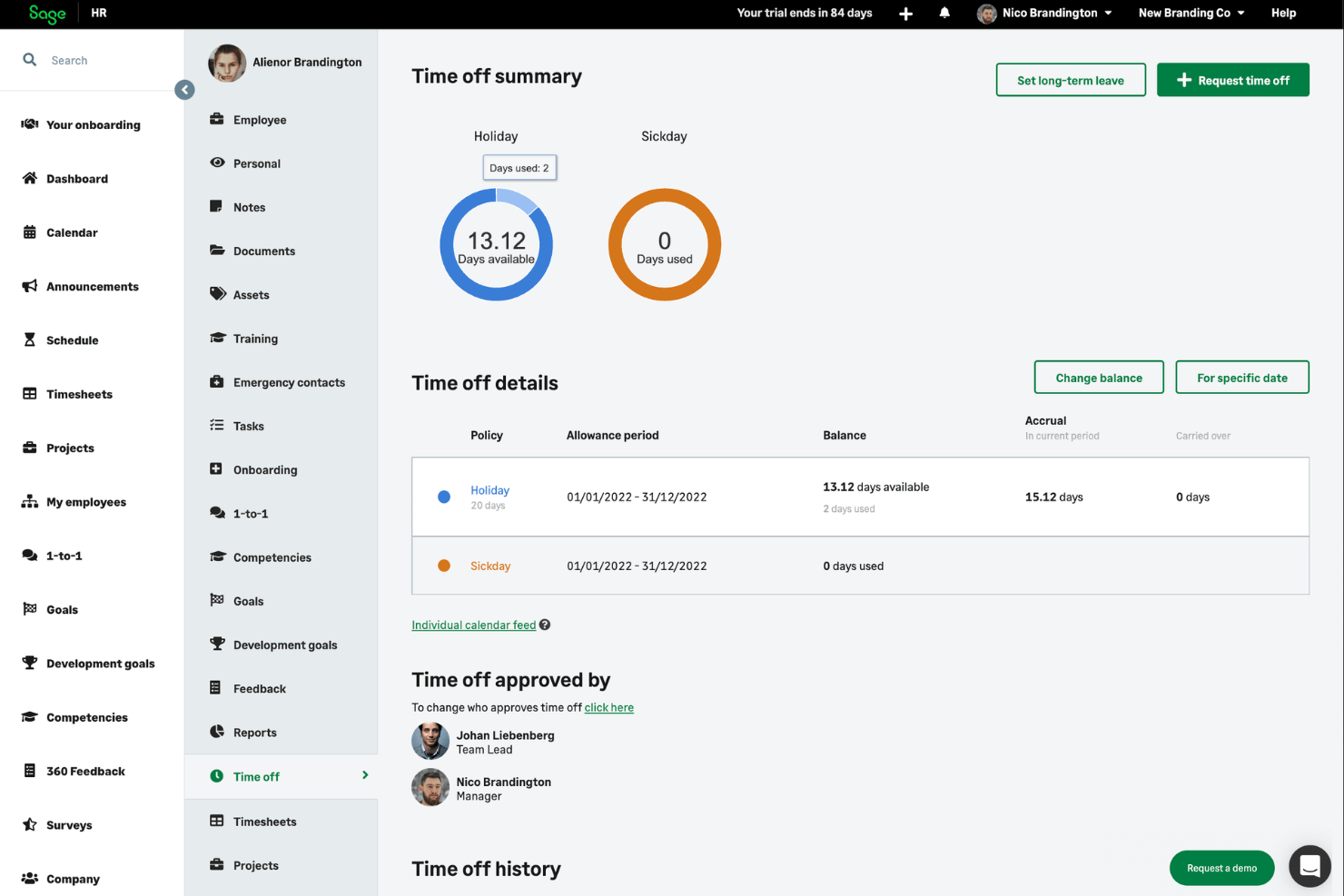 screenshot - Sage HR Review 2026: Pros, Cons, Features, and Pricing