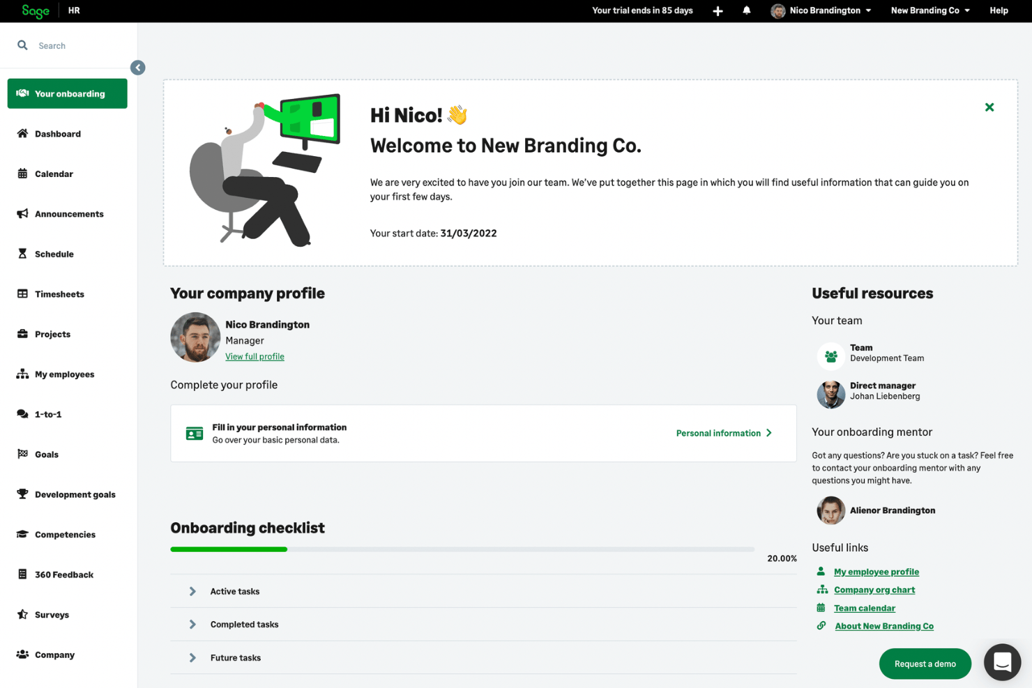screenshot - Sage HR Review 2026: Pros, Cons, Features, and Pricing