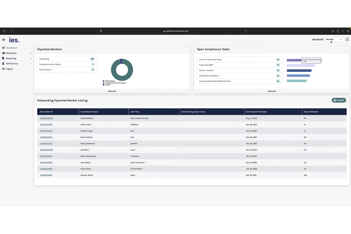 screenshot - Innovative Employee Solutions Review 2026: Pros, Cons, Features, and Pricing