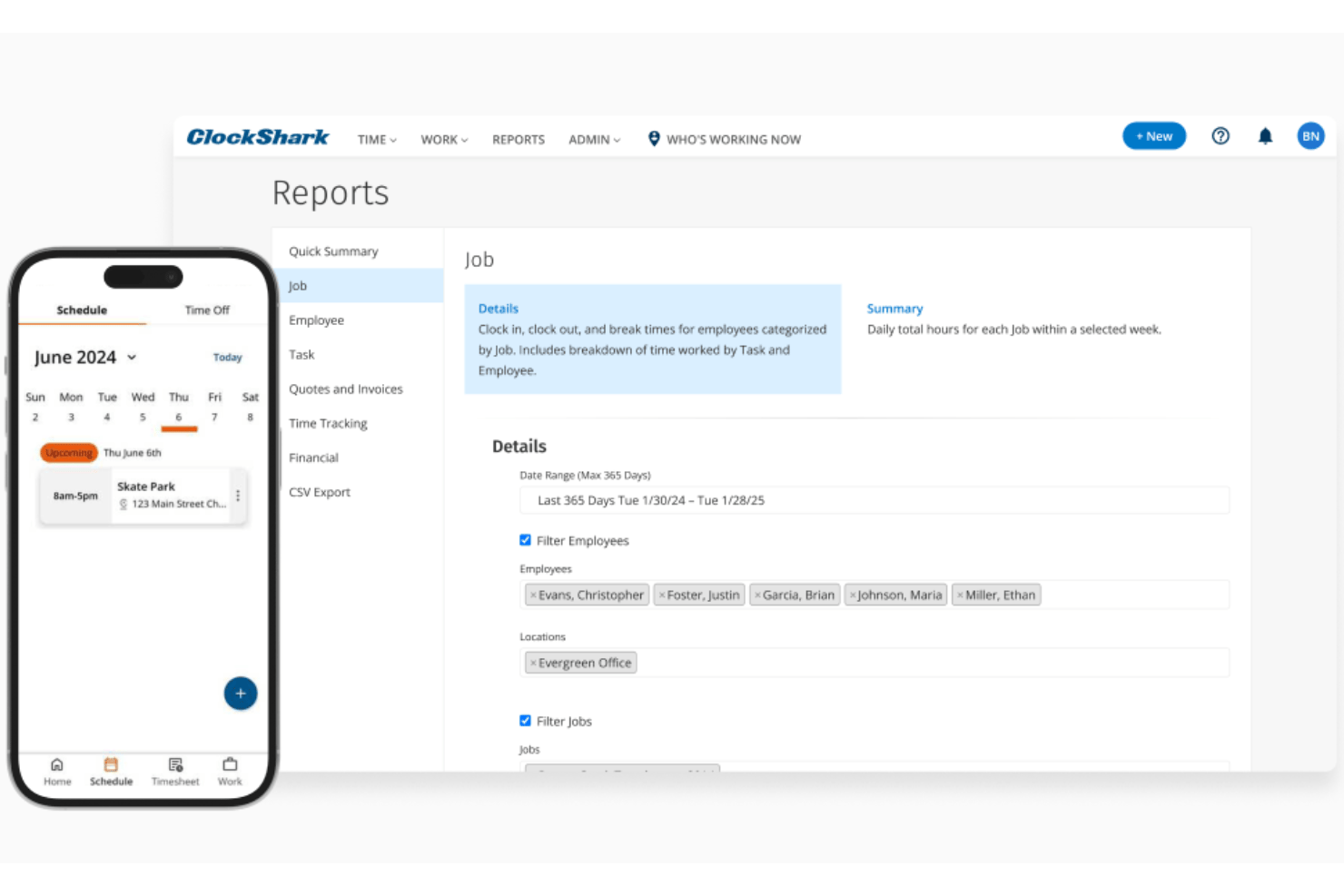 screenshot - ClockShark Review 2026: Pros, Cons, Features, and Pricing