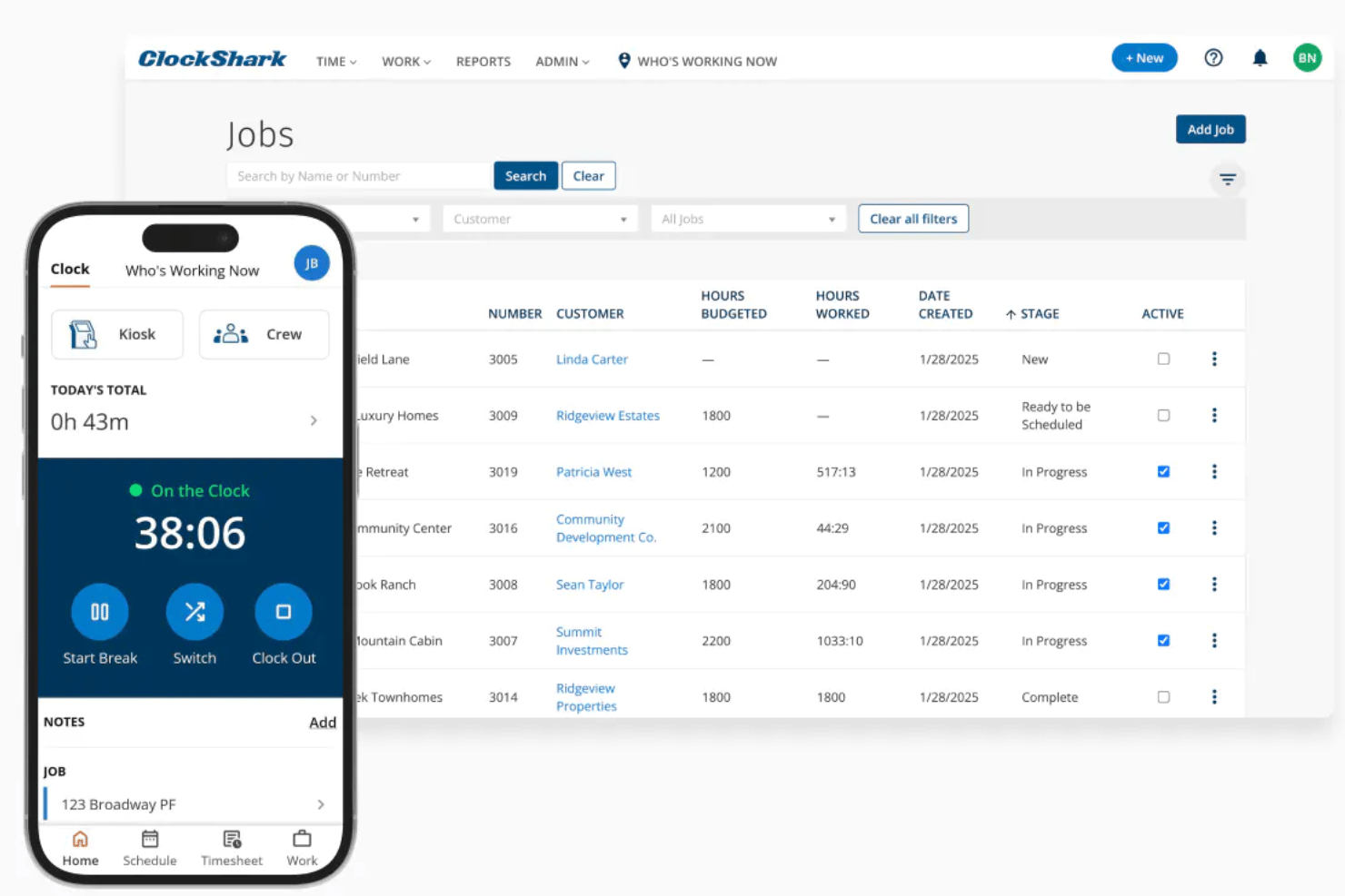 screenshot - ClockShark Review 2026: Pros, Cons, Features, and Pricing