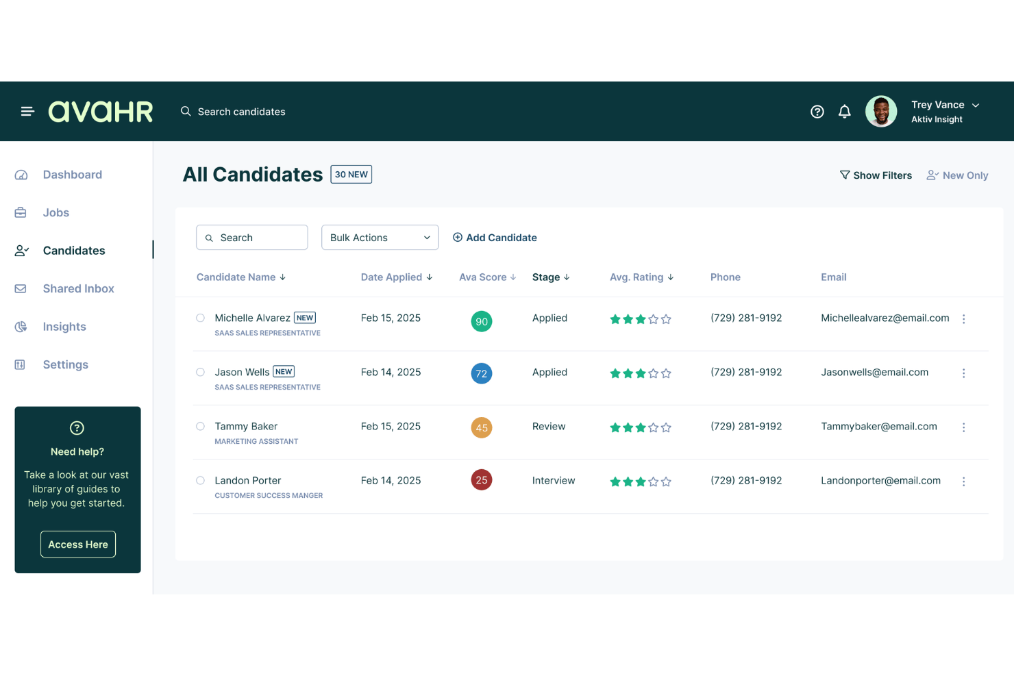 screenshot - AvaHR Review 2026: Pros, Cons, Features, and Pricing