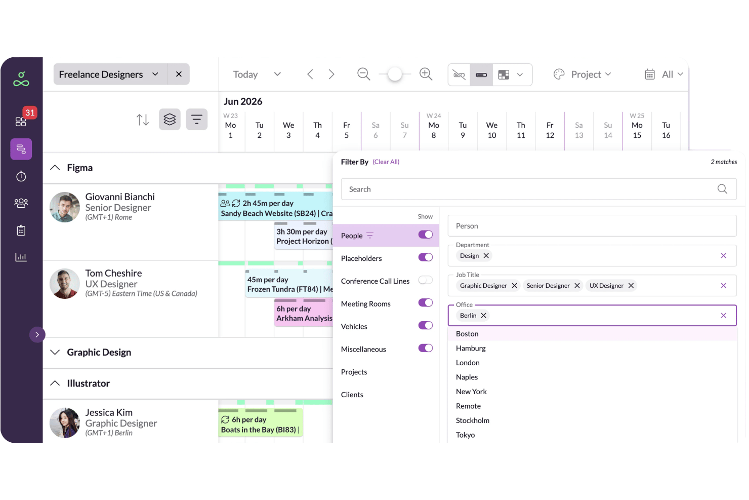 screenshot - Resource Guru Review 2026: Pros, Cons, Features, and Pricing