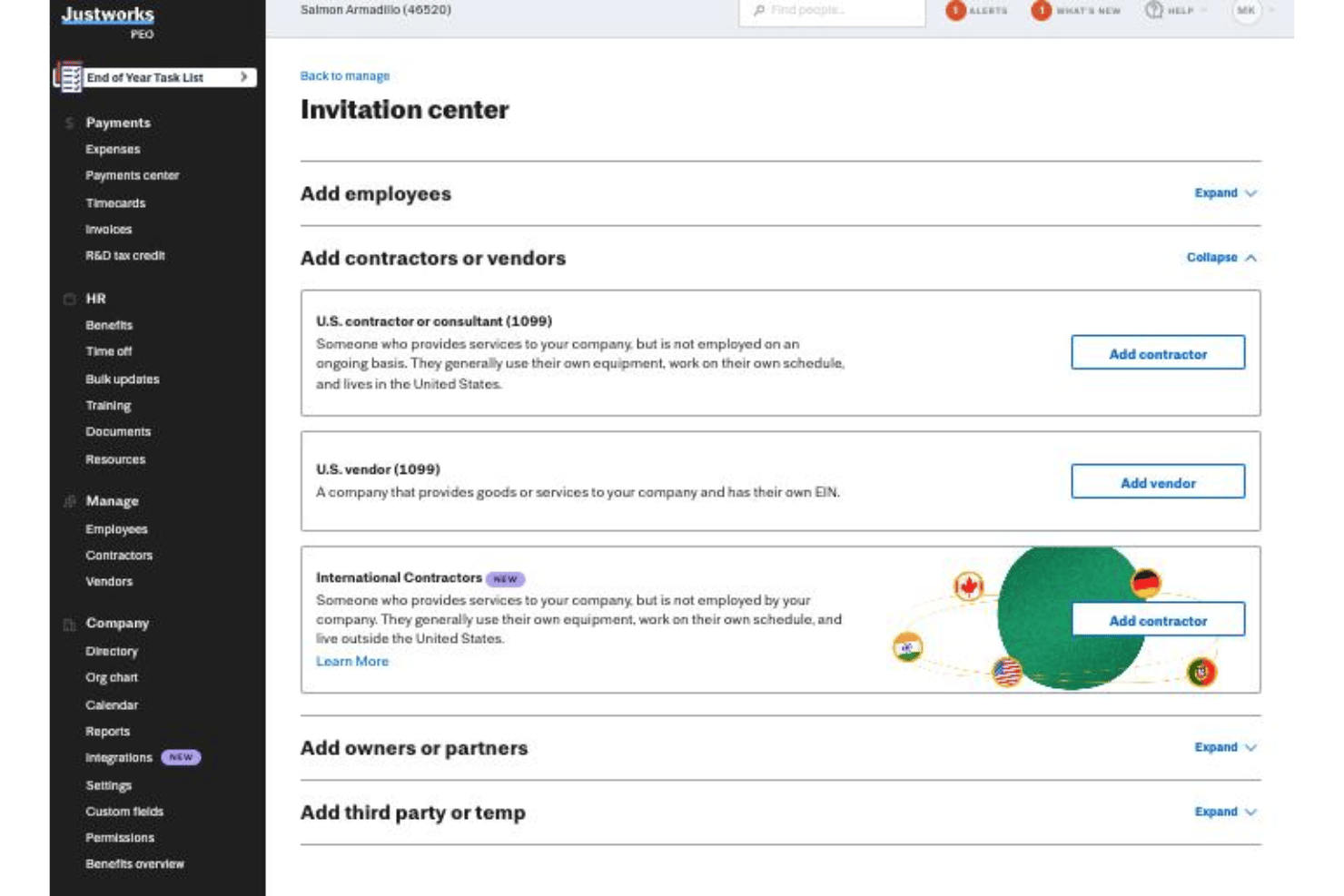 screenshot - Justworks Testbericht: Vorteile, Nachteile, Funktionen &amp; Preise