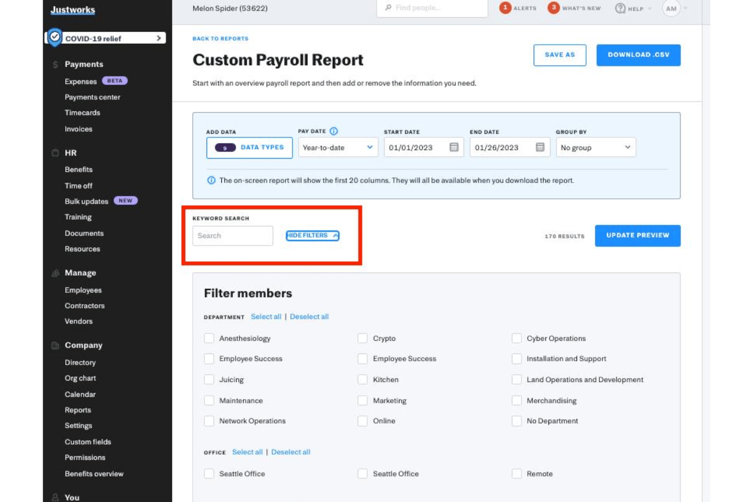 screenshot - Justworks Testbericht: Vorteile, Nachteile, Funktionen &amp; Preise