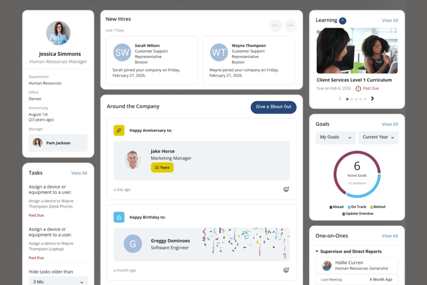 ClearCo centralizes hiring, goals, and employee lifecycle data.