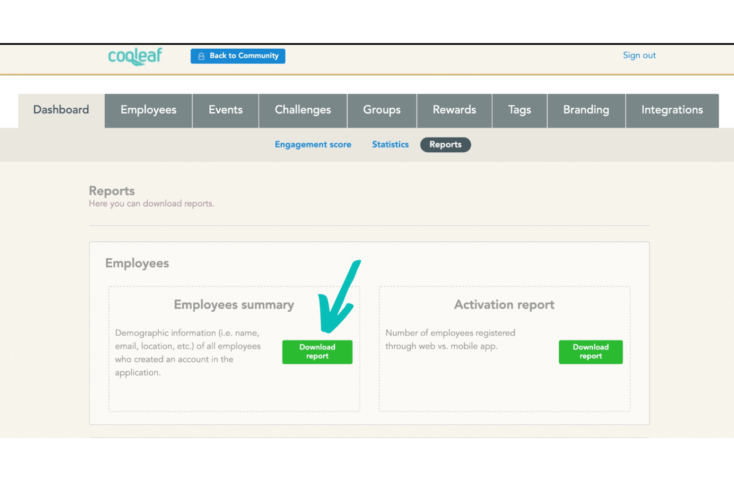 screenshot - Avis sur Cooleaf 2026 : avantages, inconvénients, fonctionnalités clés et tarification