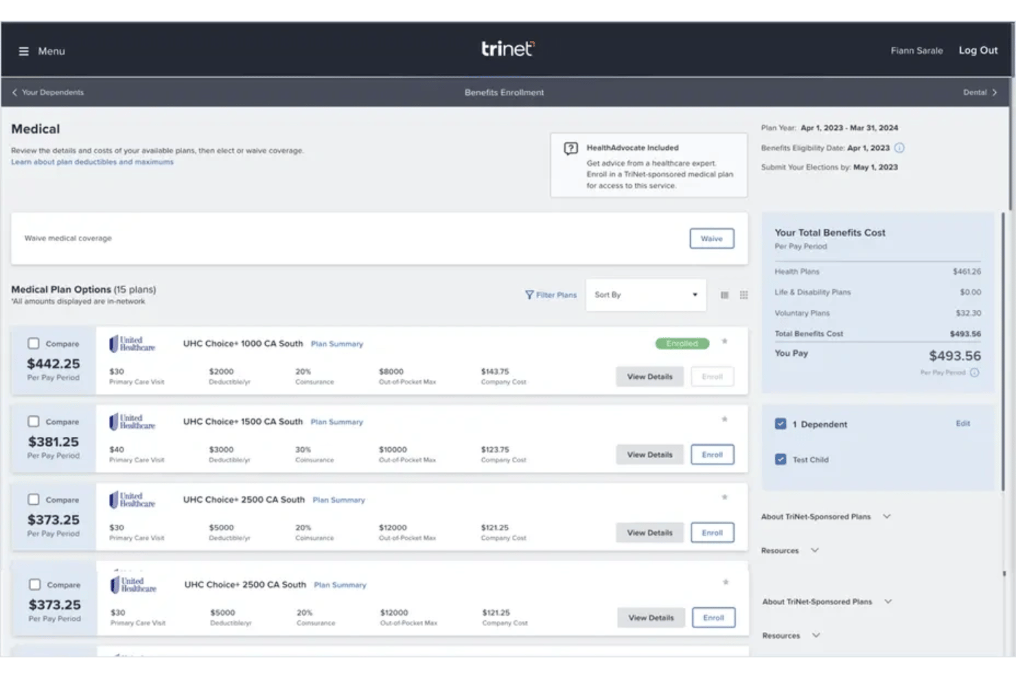 screenshot - TriNet Review 2026: Pros, Cons, Features, and Pricing