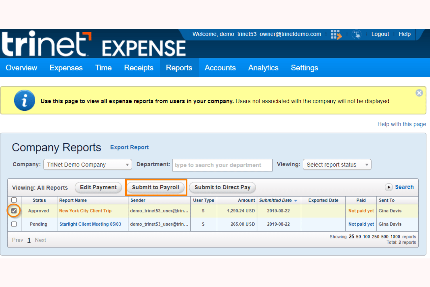 screenshot - TriNet Review 2026: Pros, Cons, Features, and Pricing