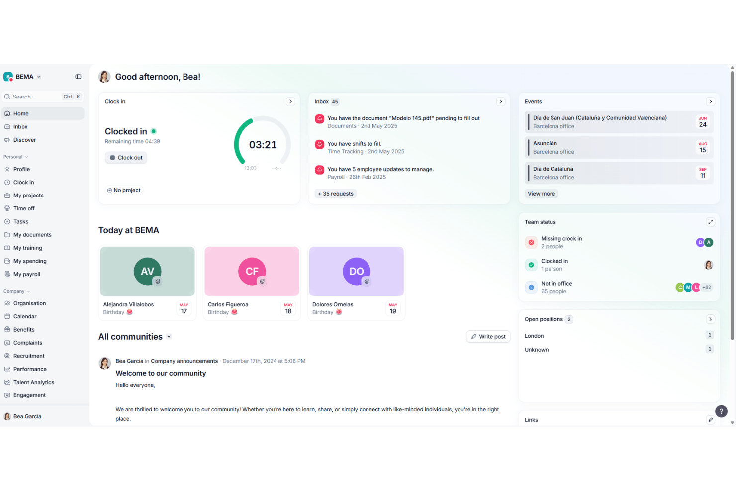 screenshot - Factorial Bewertung 2026: Vorteile, Nachteile, Funktionen und Preise