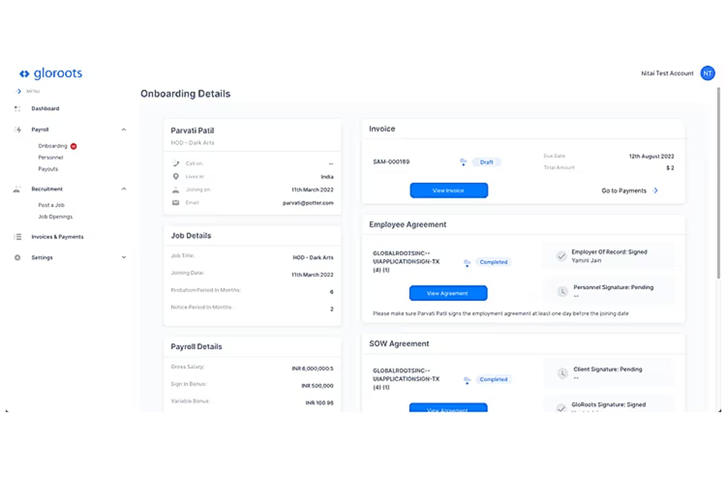 screenshot - Gloroots Review: Pros, Cons, Features and Pricing Overview