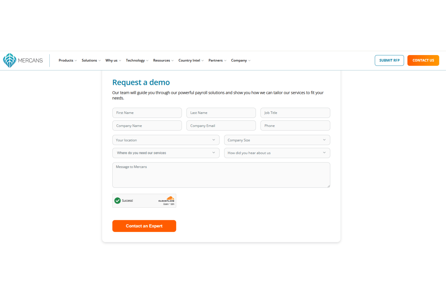 Mercans onboarding with account managers and support resources