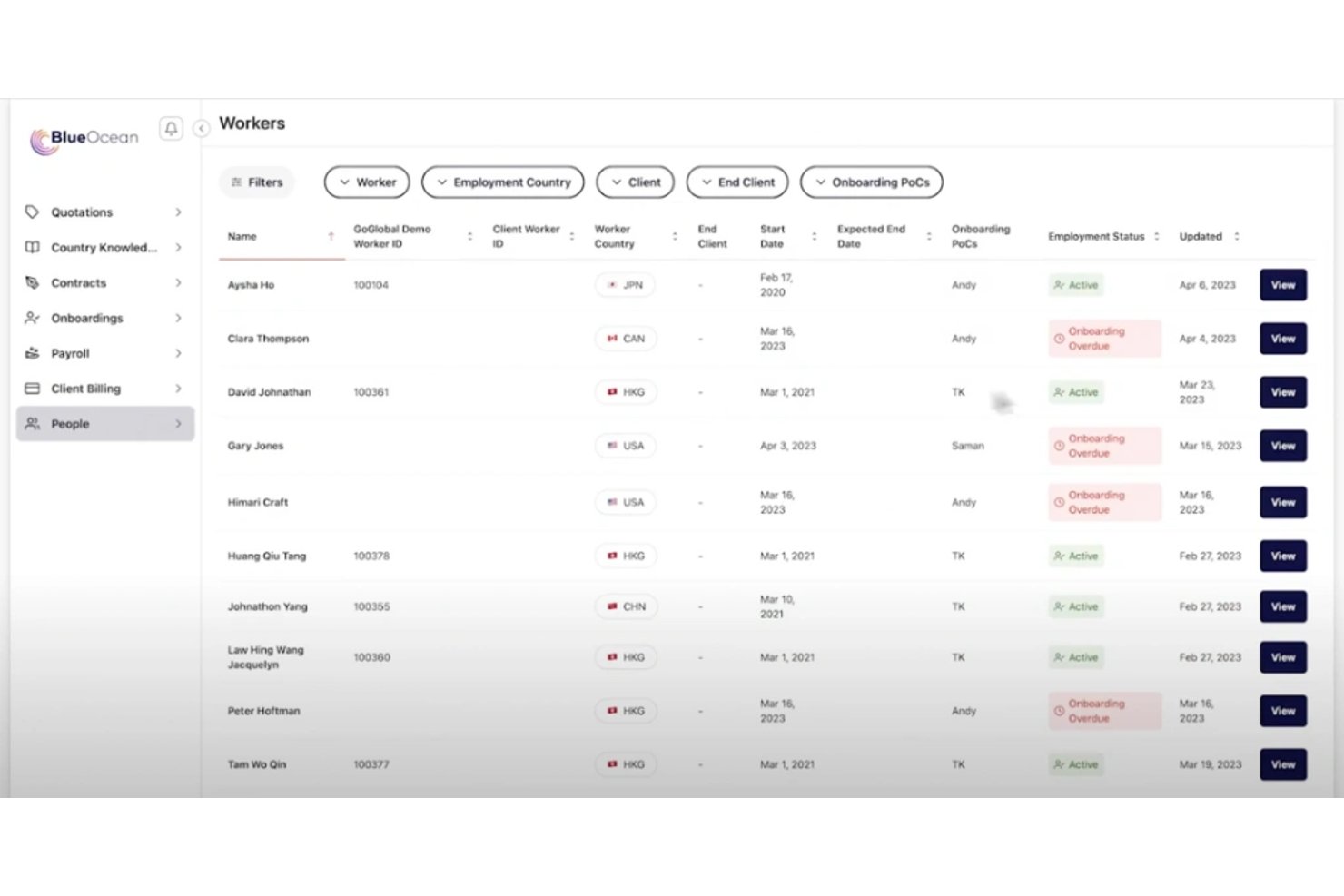 screenshot - GoGlobal Review: Pros, Cons, Features and Pricing Breakdown