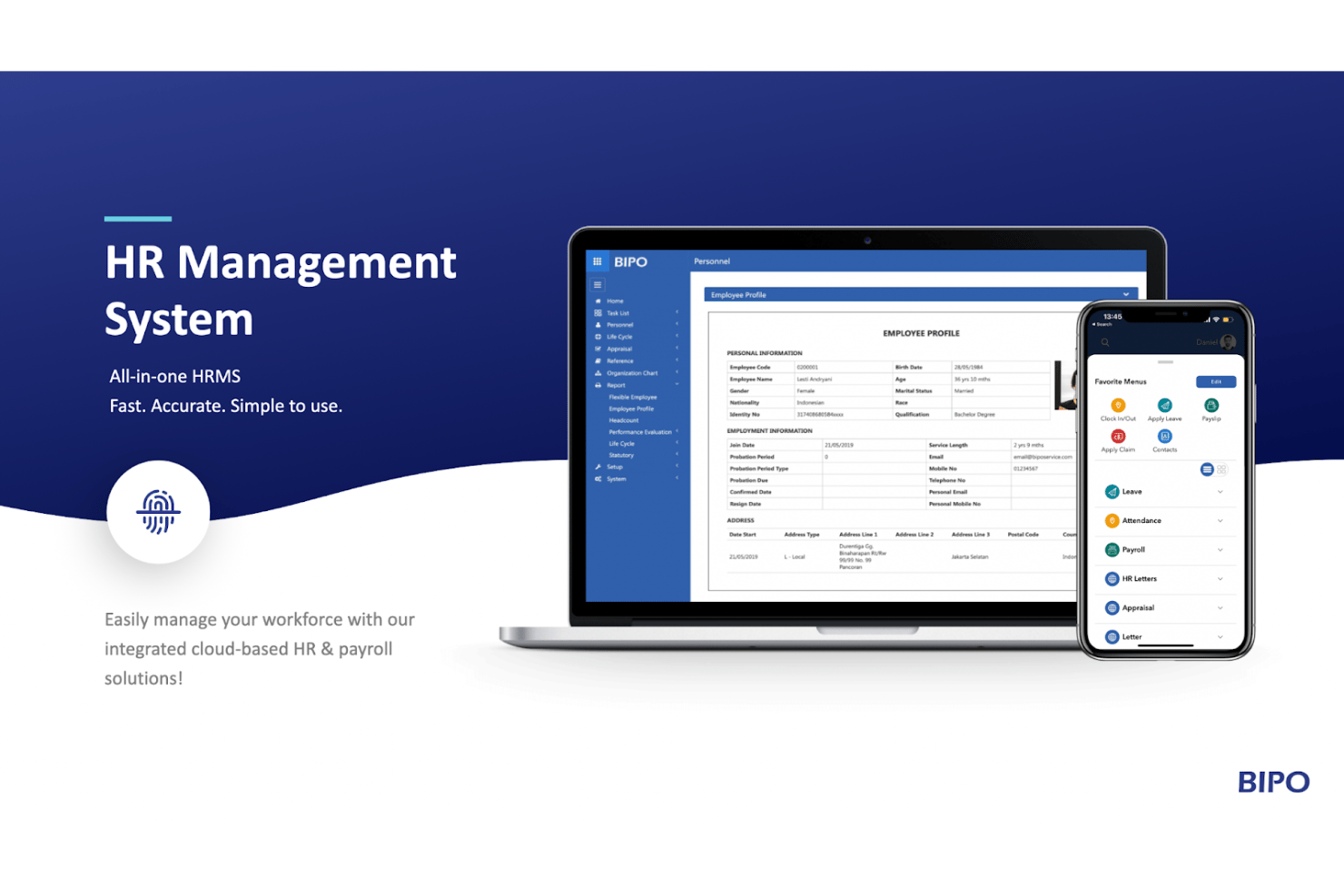 BIPO HR advisory dashboard with local hiring guidance
