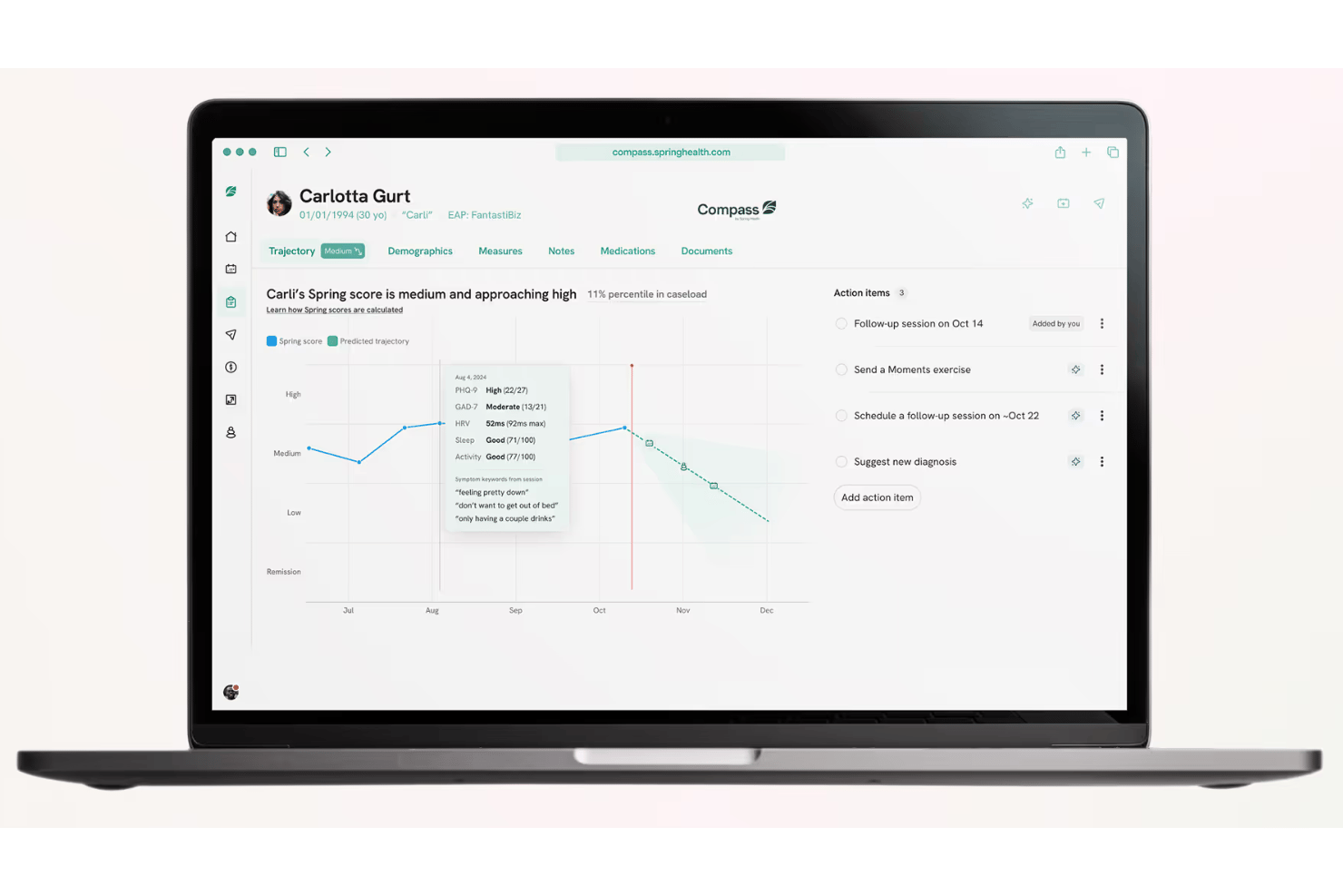 screenshot - Spring Health Review: Pros, Cons, Features and Pricing Explained