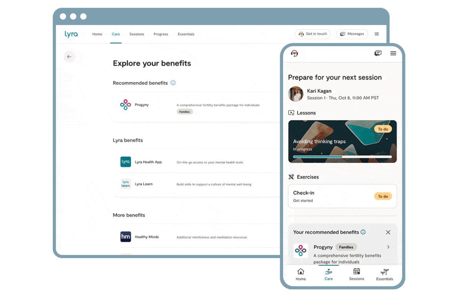 screenshot - Avis sur Lyra Health : avantages, inconvénients, fonctionnalités et aperçu des tarifs