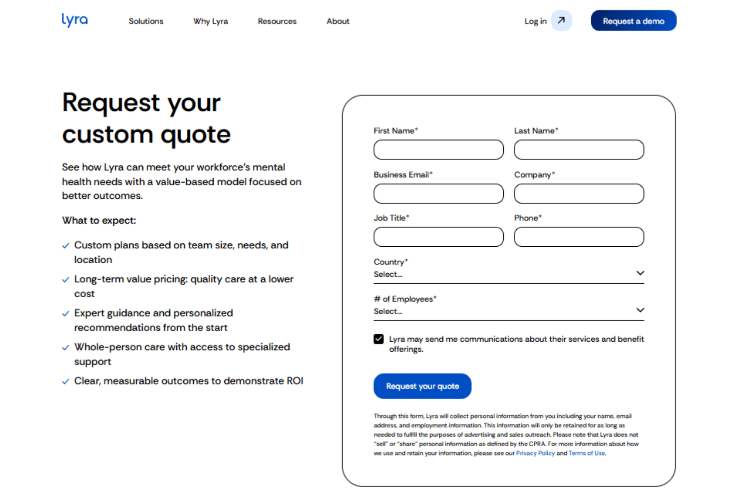 Lyra enterprise mental health platform with outcomes-based care.