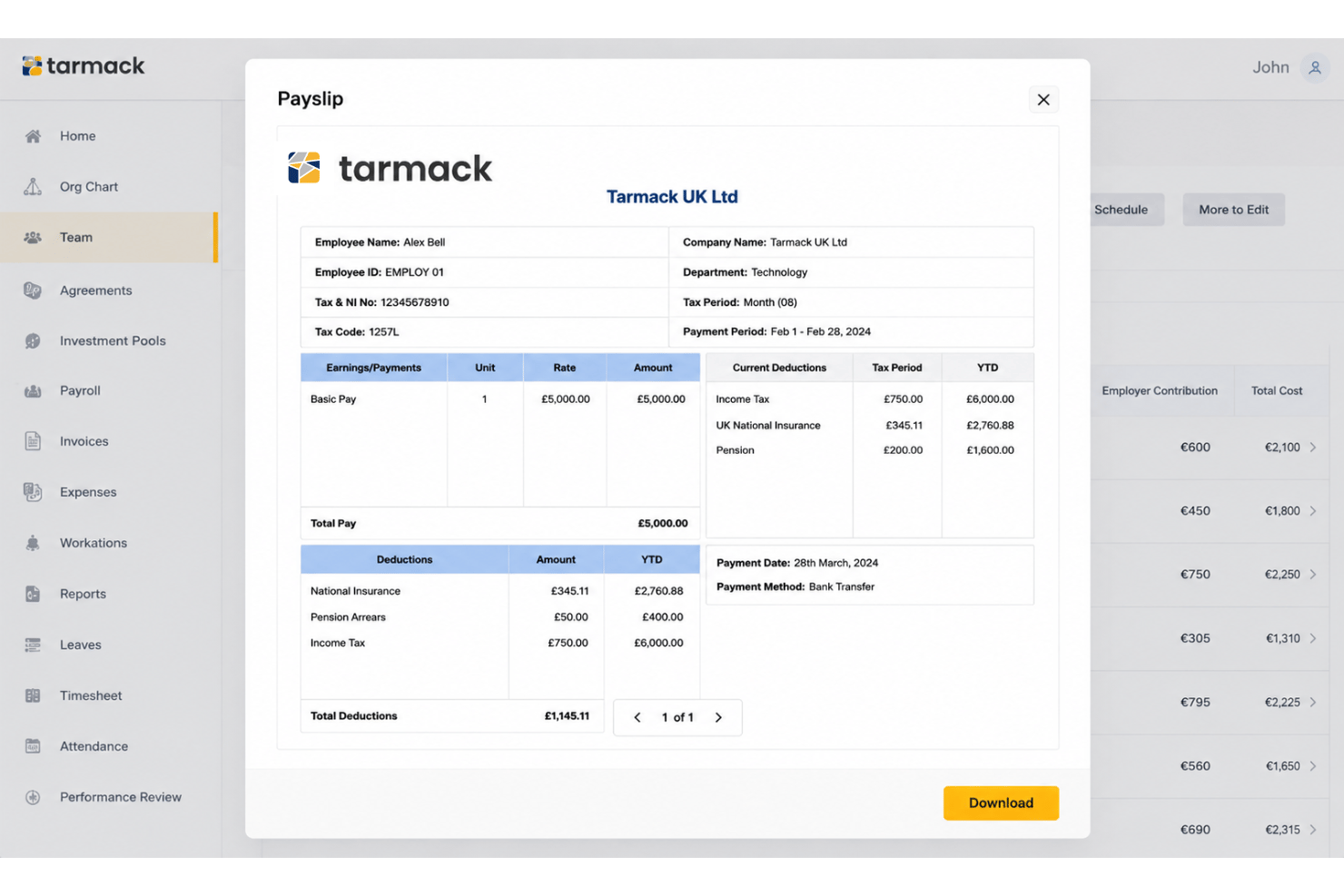 screenshot - Tarmack Testbericht: Vorteile, Nachteile, Funktionen und aktuelle Preisinformationen
