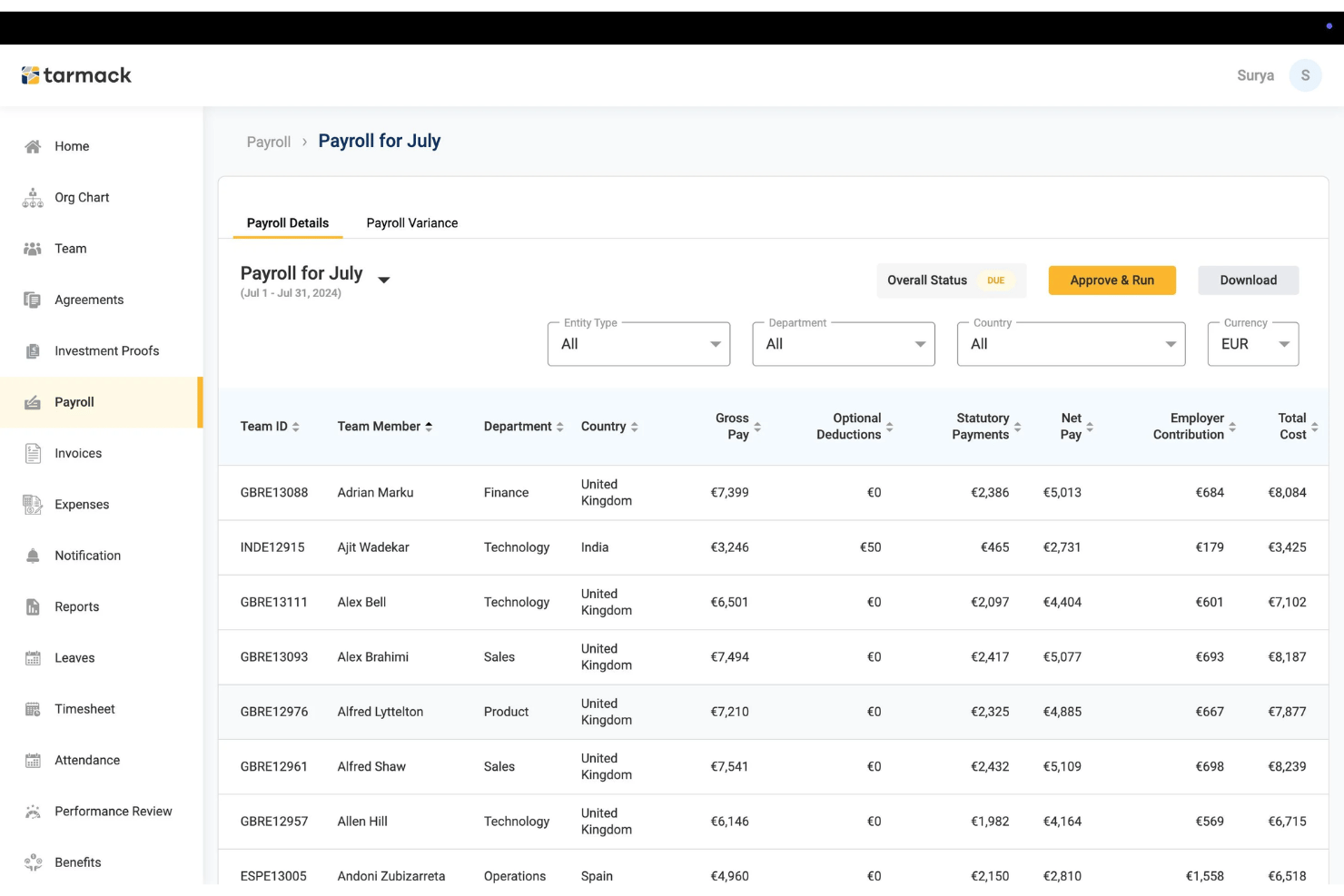 screenshot - Tarmack Testbericht: Vorteile, Nachteile, Funktionen und aktuelle Preisinformationen
