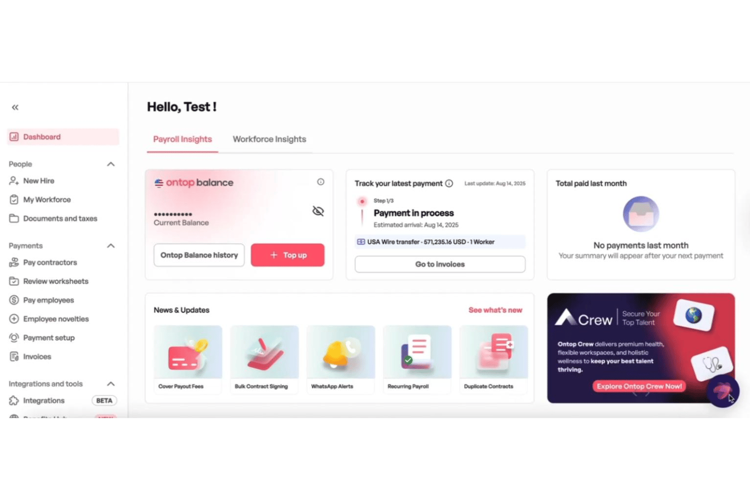 screenshot - Avis Ontop : Avantages, Inconvénients, Fonctionnalités et Détails des Tarifs