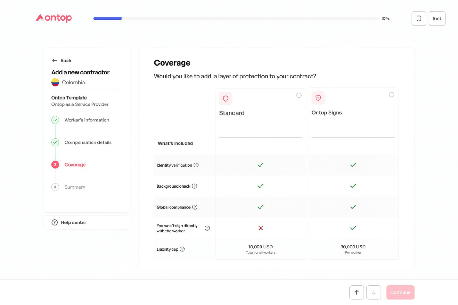 screenshot - Avis Ontop : Avantages, Inconvénients, Fonctionnalités et Détails des Tarifs