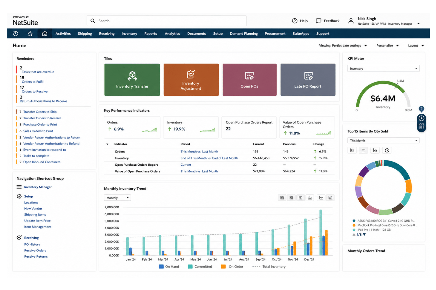 screenshot - Recensione Oracle NetSuite: Pro, Contro, Funzionalità e Prezzi Spiegati