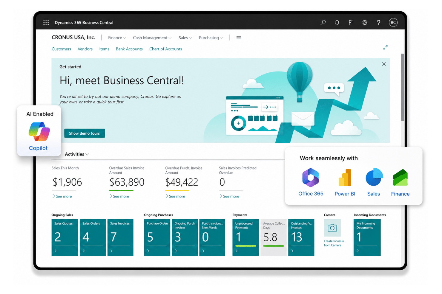 screenshot - Microsoft Dynamics 365 Business Central: Recensione, Pro, Contro, Funzionalità e Prezzi