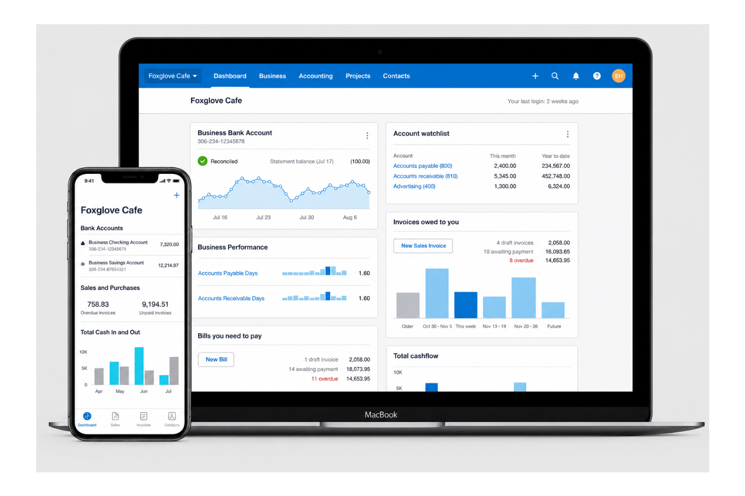 screenshot - Xero Test: Vorteile, Nachteile, Funktionen und Preise erklärt