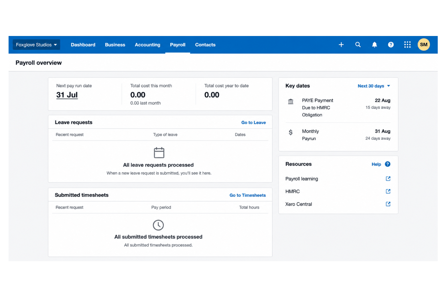 screenshot - Xero Test: Vorteile, Nachteile, Funktionen und Preise erklärt