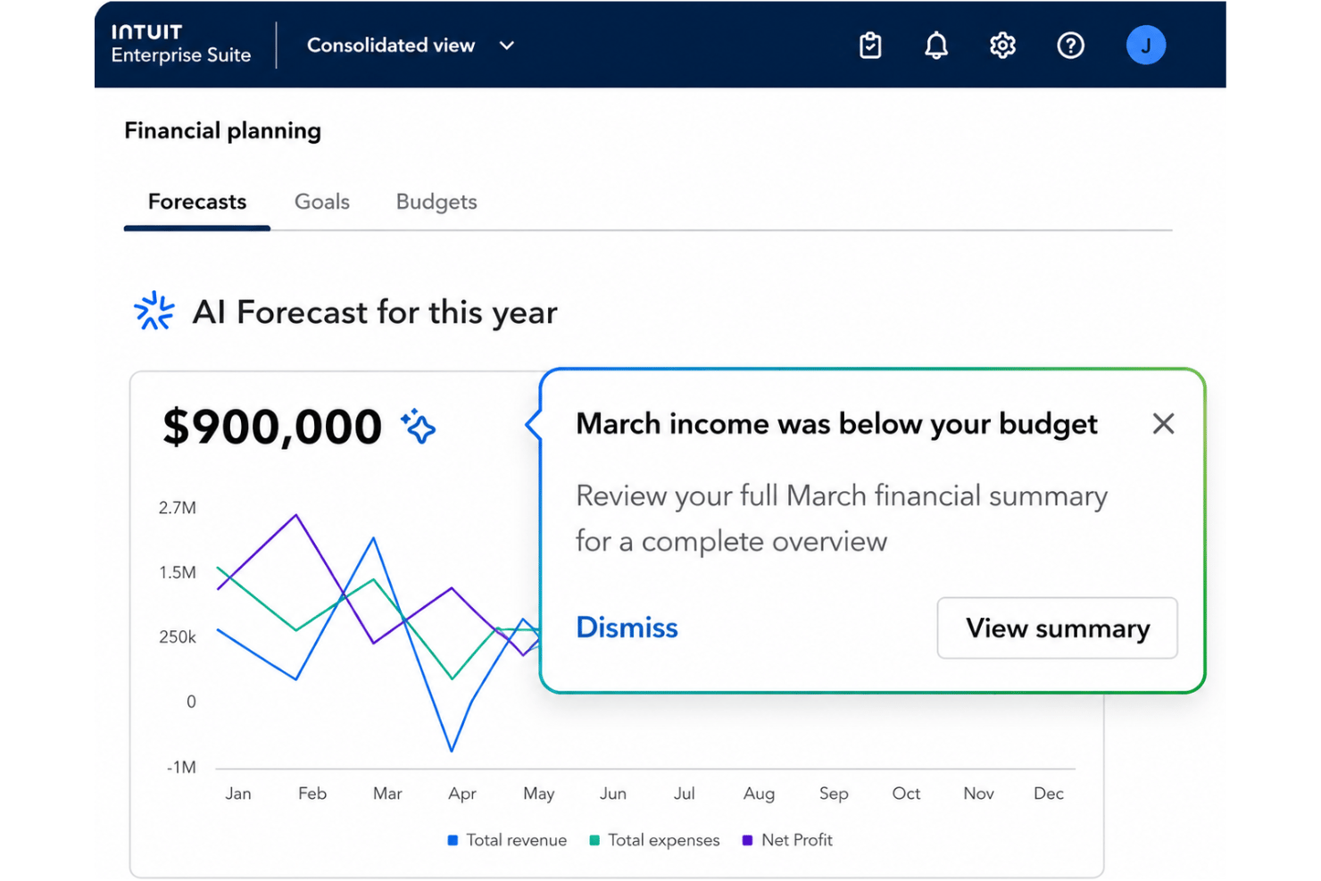 screenshot - Intuit Enterprise Suite Test 2026: Vorteile, Nachteile, Funktionen und Preise