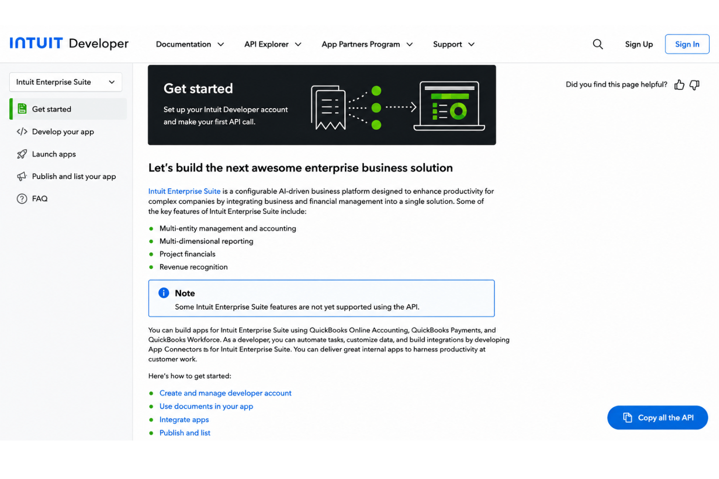 screenshot - Intuit Enterprise Suite Test 2026: Vorteile, Nachteile, Funktionen und Preise