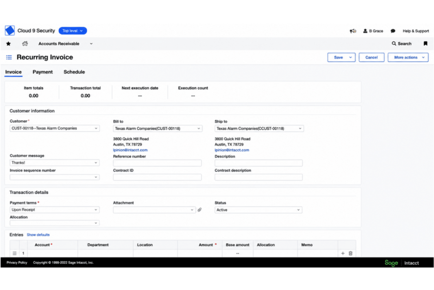 screenshot - Reseña de Sage Intacct 2026: Pros, Contras, Características y Panorama de Precios