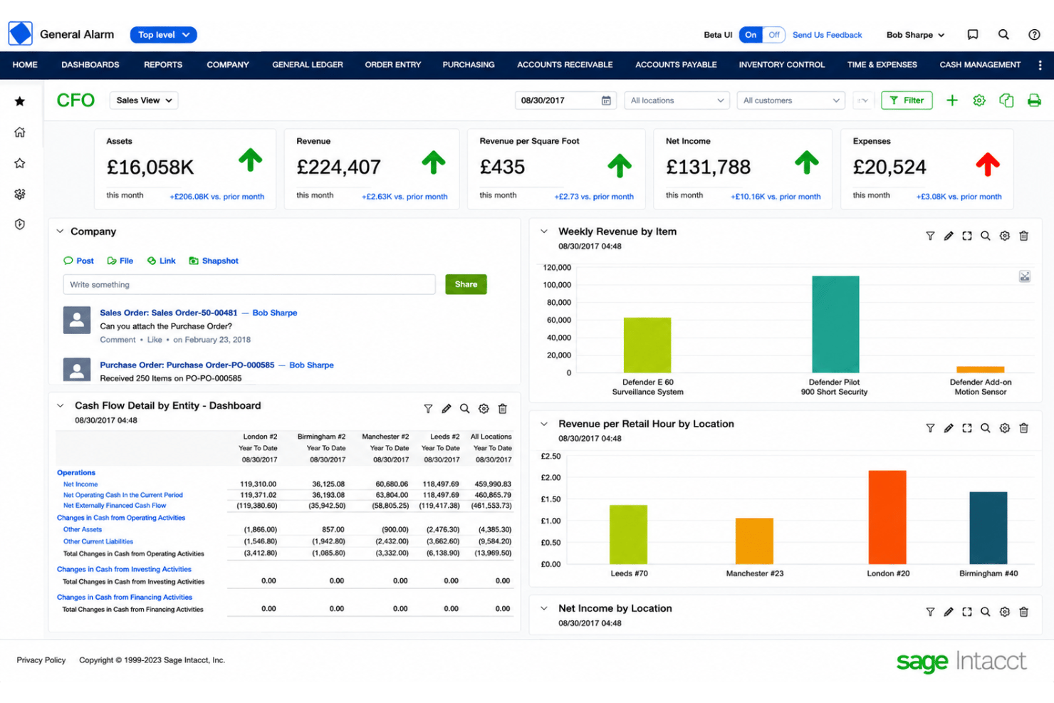screenshot - Reseña de Sage Intacct 2026: Pros, Contras, Características y Panorama de Precios