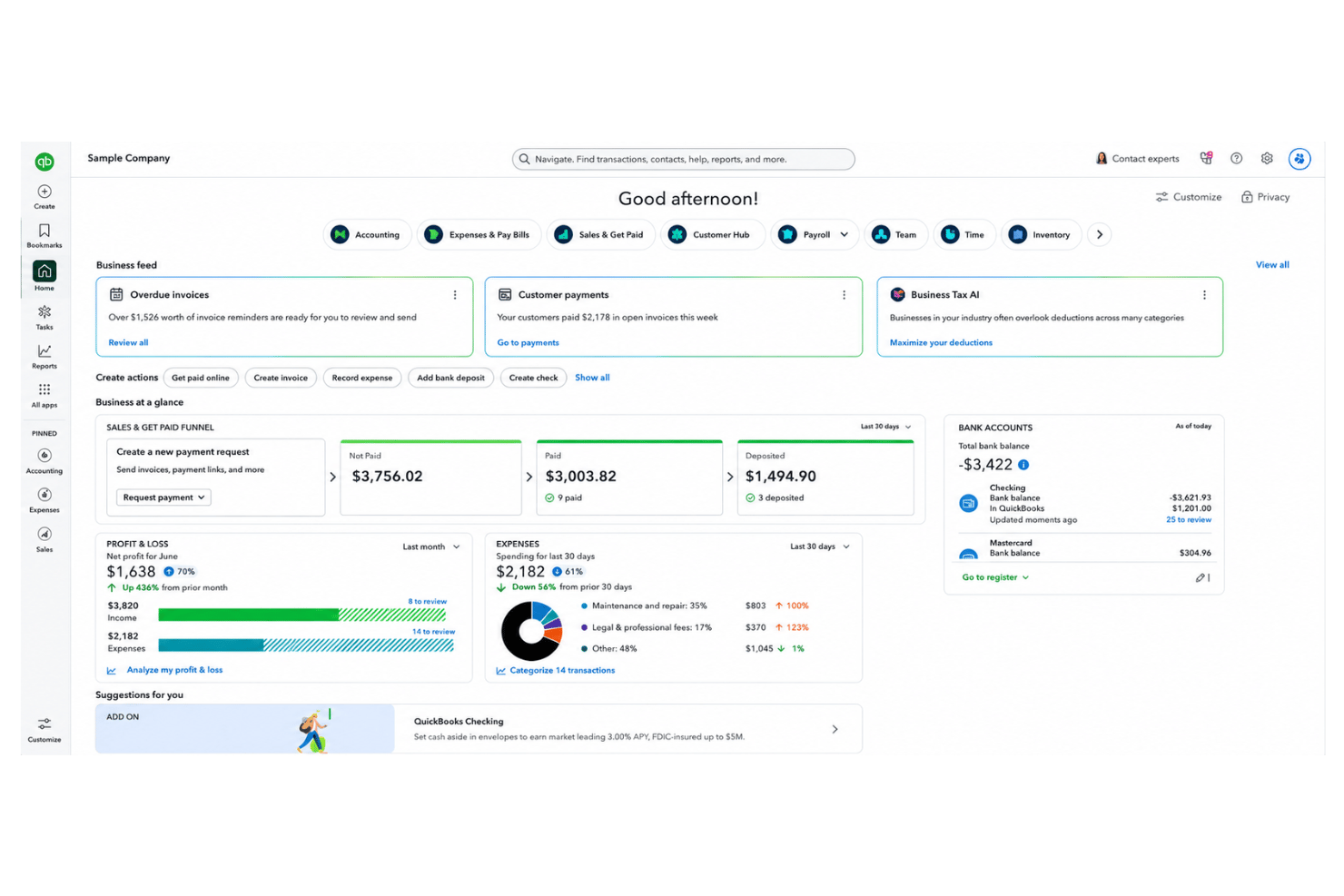 QuickBooks Online helps businesses manage payroll, accounting, and compliance from a single cloud platform.