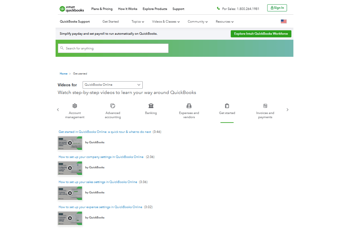 screenshot - QuickBooks Online Test: Vorteile, Nachteile, Funktionen und Preise