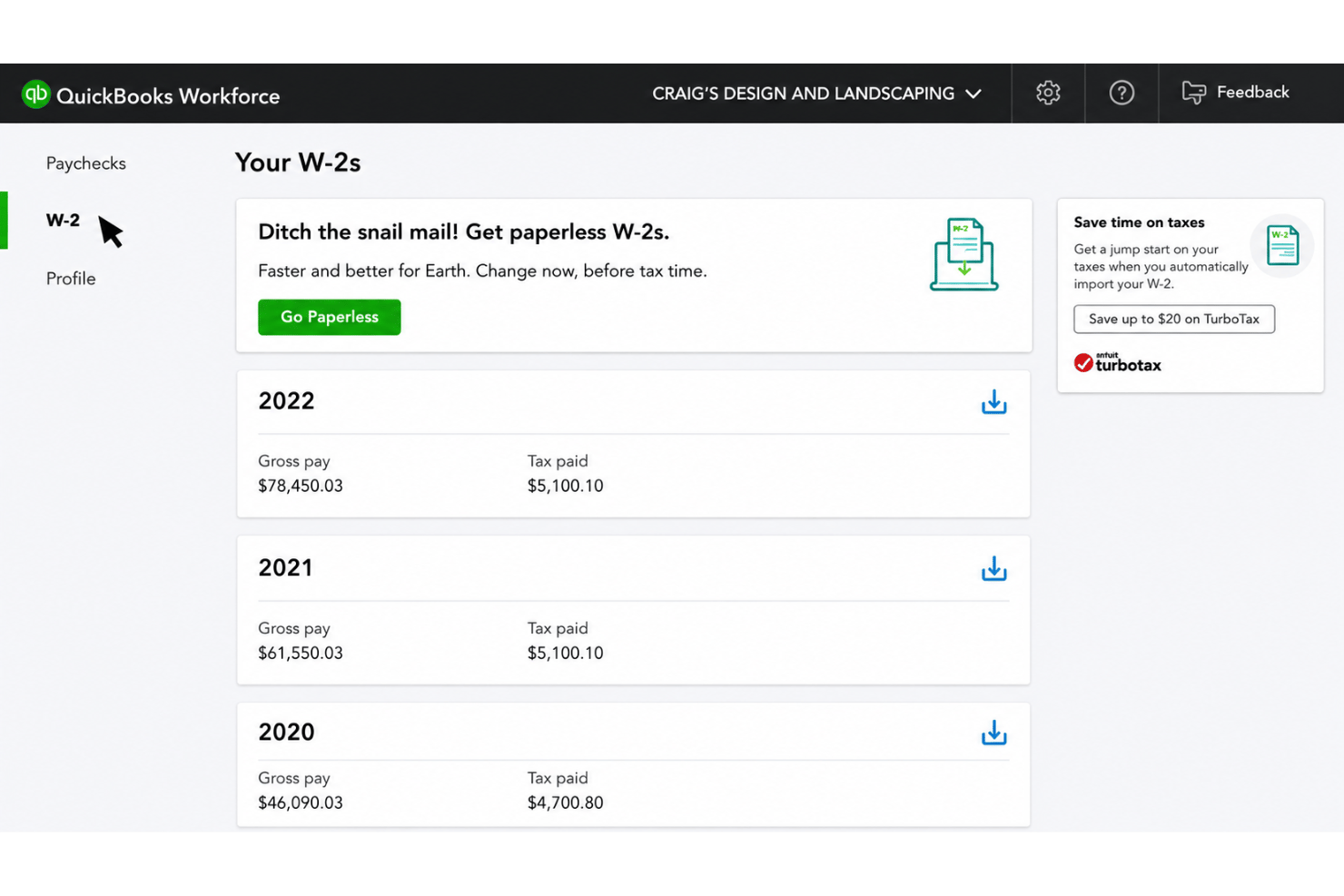 screenshot - QuickBooks Workforce Review: Features, Pros, Cons and Pricing