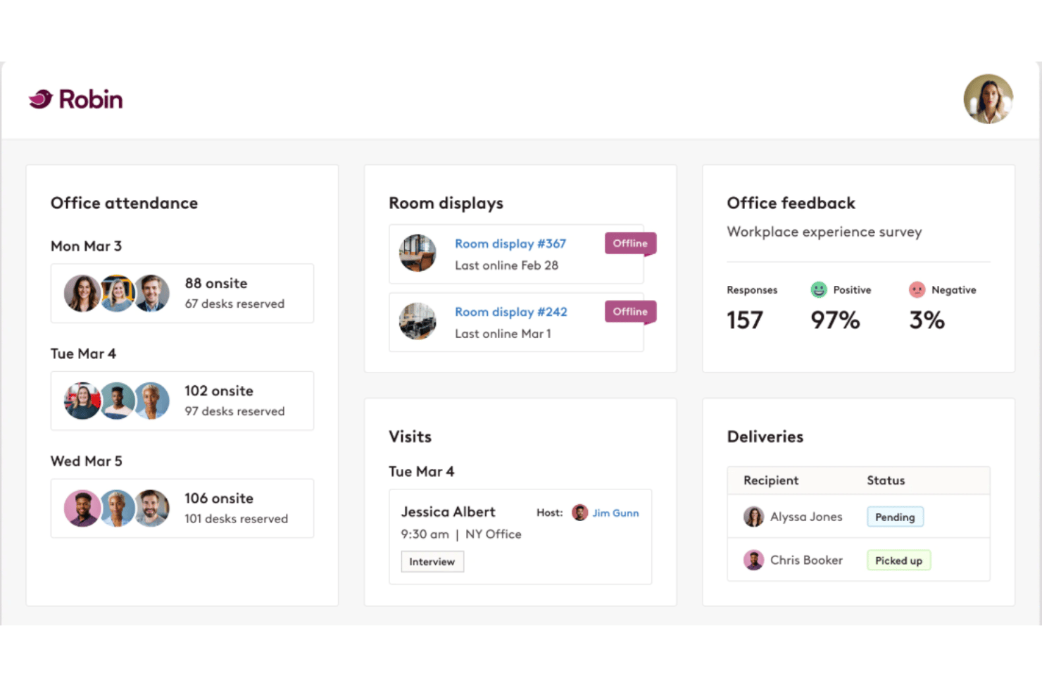 screenshot - Robin Review: Pros, Cons, Features and Pricing Explained